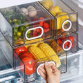 6-Piece Stackable Refrigerator Organizer Drawers