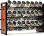 3-Tier Wooden Spice Rack Organizer