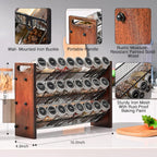 3-Tier Wooden Spice Rack Organizer