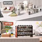 3-Tier Wooden Spice Rack Organizer