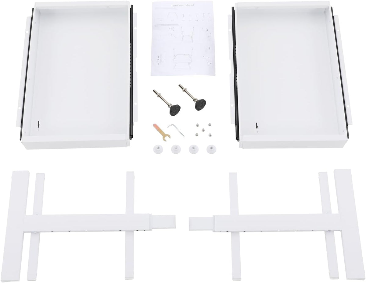 Expandable 2-Tier Pull Out Cabinet Organizer
