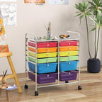 12-Drawer Rolling Storage Cart