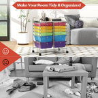 12-Drawer Rolling Storage Cart
