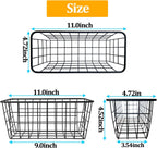 2-Piece Adhesive Hanging Wall Baskets