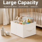 3-Pack Foldable Closet Storage Bins