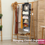 3-Pack 6-Shelf Hanging Closet Organizers