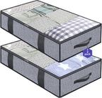 Onlyeasy Foldable Underbed Storage Bags, 2-Pack