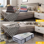 Onlyeasy Foldable Underbed Storage Bags, 2-Pack