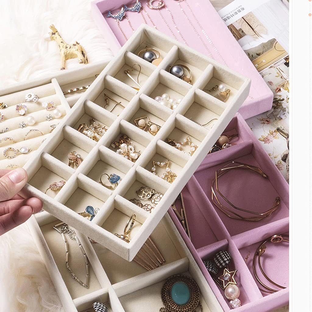Beige Drawer Jewelry Organizer