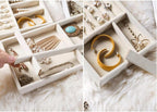 Beige Drawer Jewelry Organizer